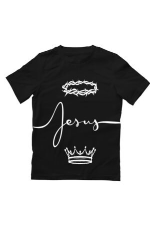 Playera Jesús Rey negra